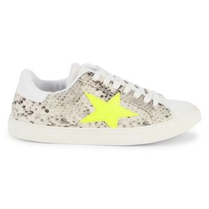 Steve Madden Ramsey Low-Top Snakeskin Sneakers
